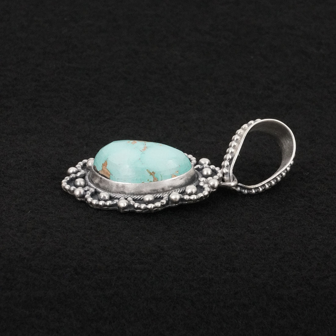 Darrin Livingston Turquoise & Sterling Silver Pendant
