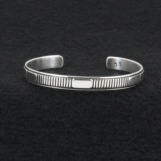 Jonathan Nez Sterling Silver Bracelet