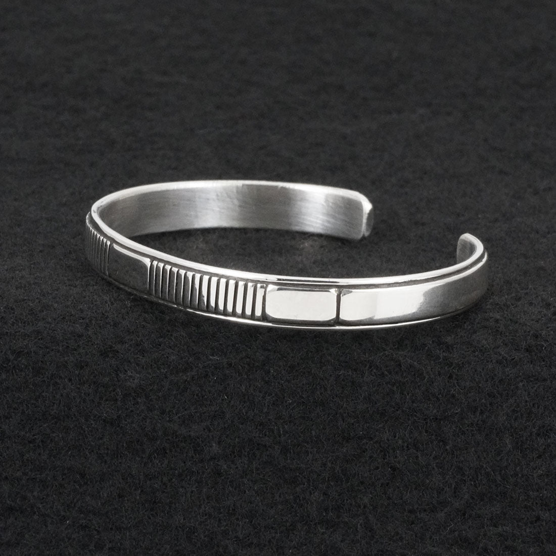 Jonathan Nez Sterling Silver Bracelet