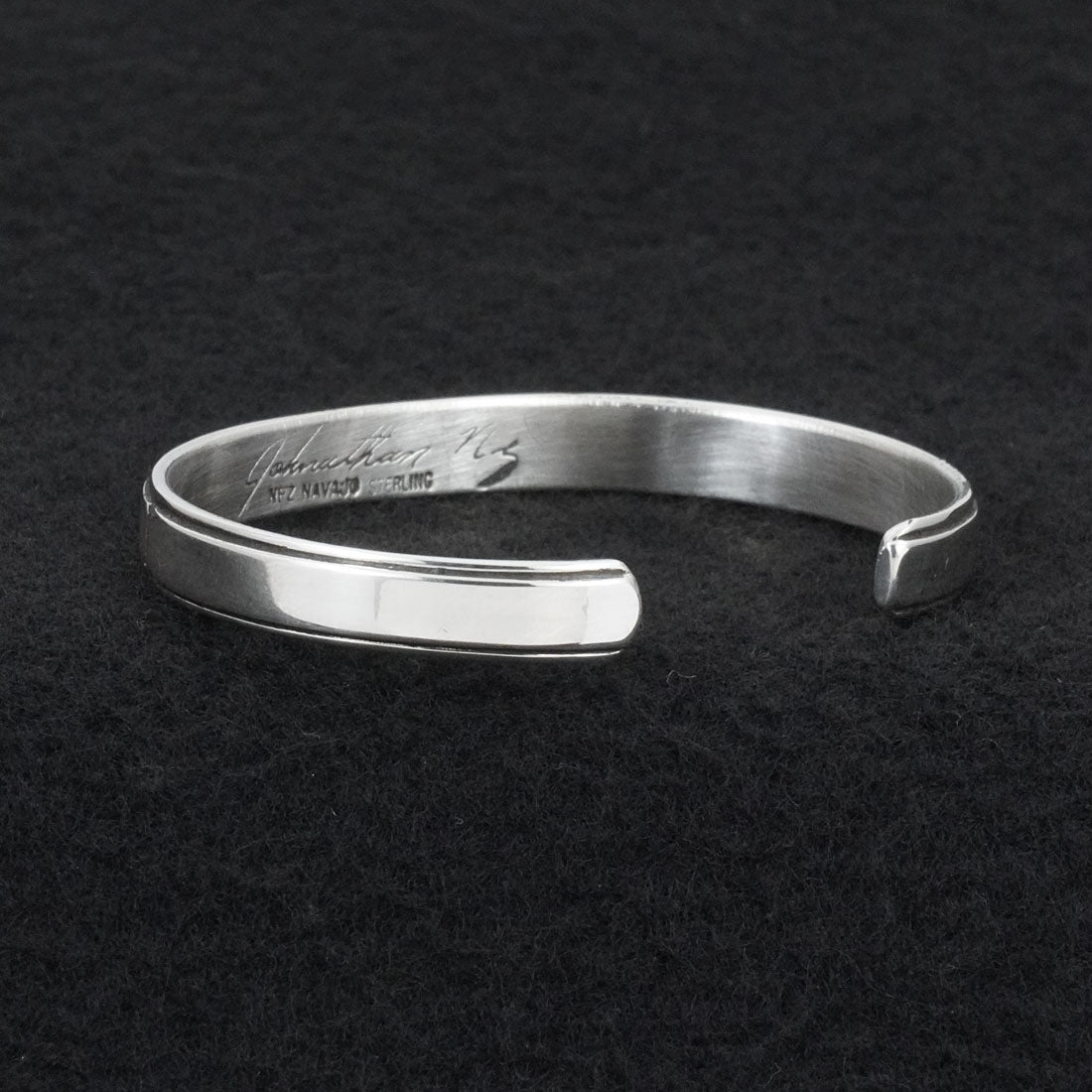 Jonathan Nez Sterling Silver Bracelet