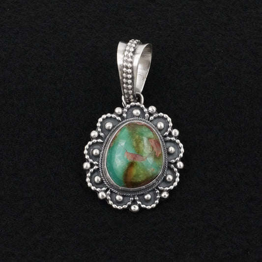 Darrin Livingston Turquoise & Sterling Silver Pendant