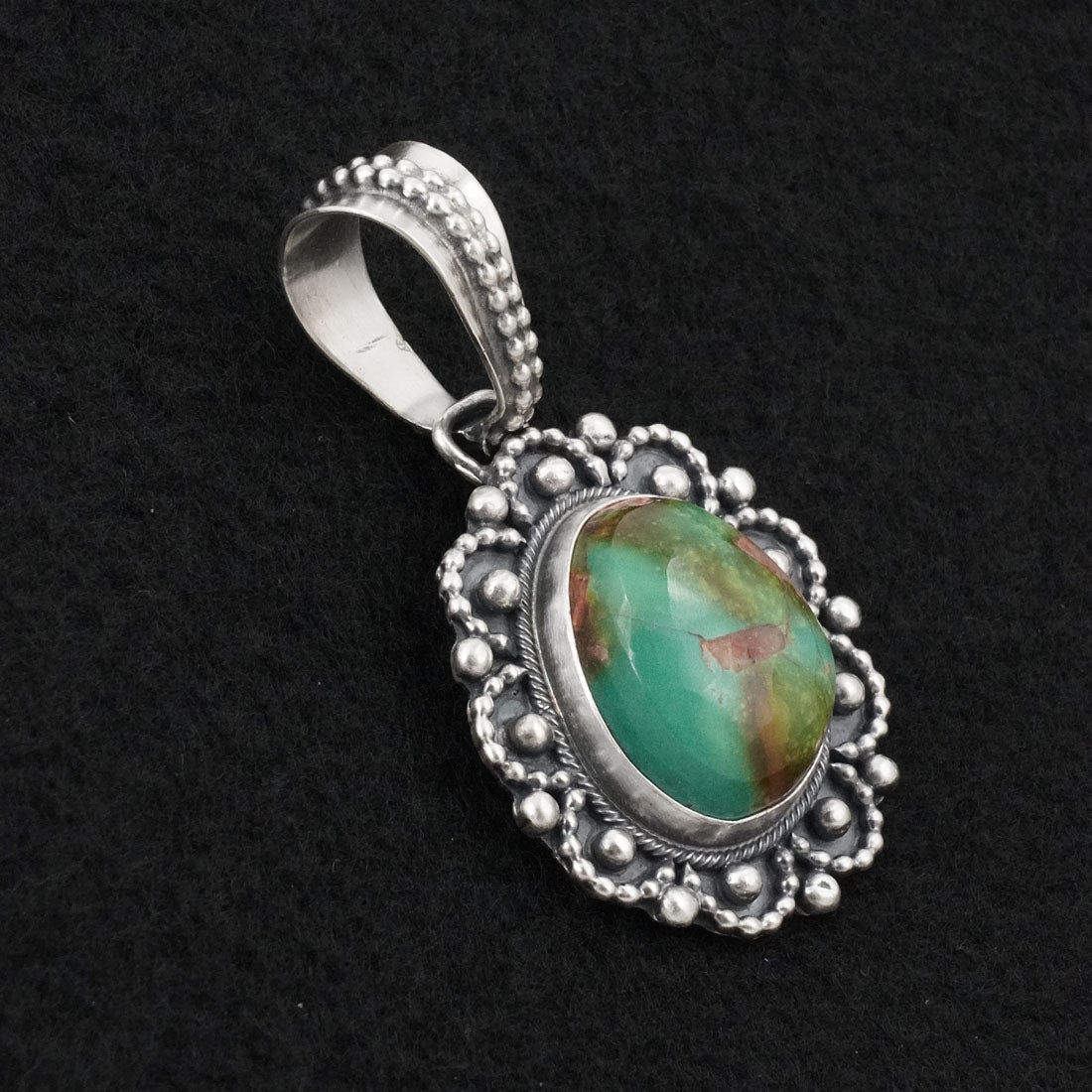 Darrin Livingston Turquoise & Sterling Silver Pendant