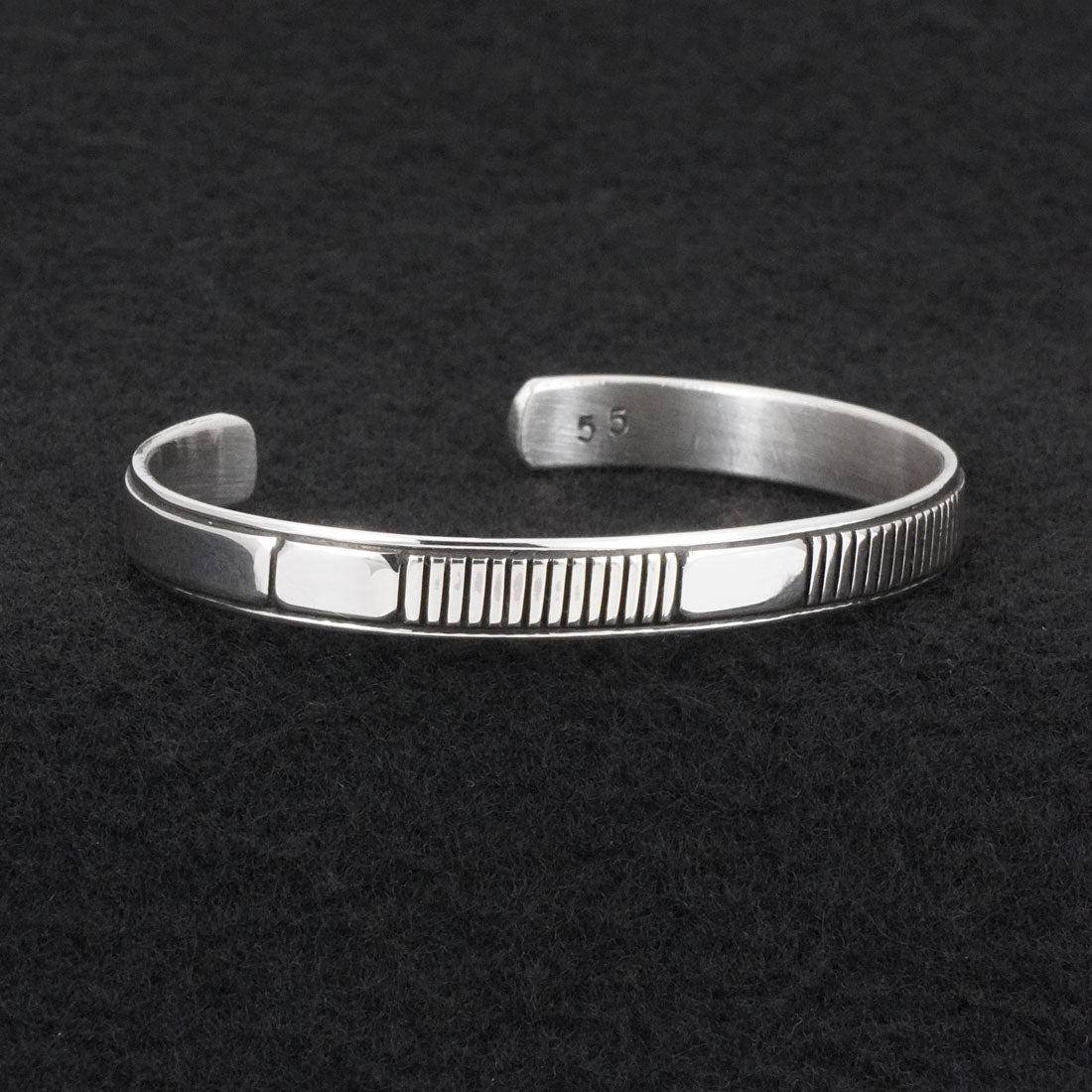 Jonathan Nez Sterling Silver Bracelet