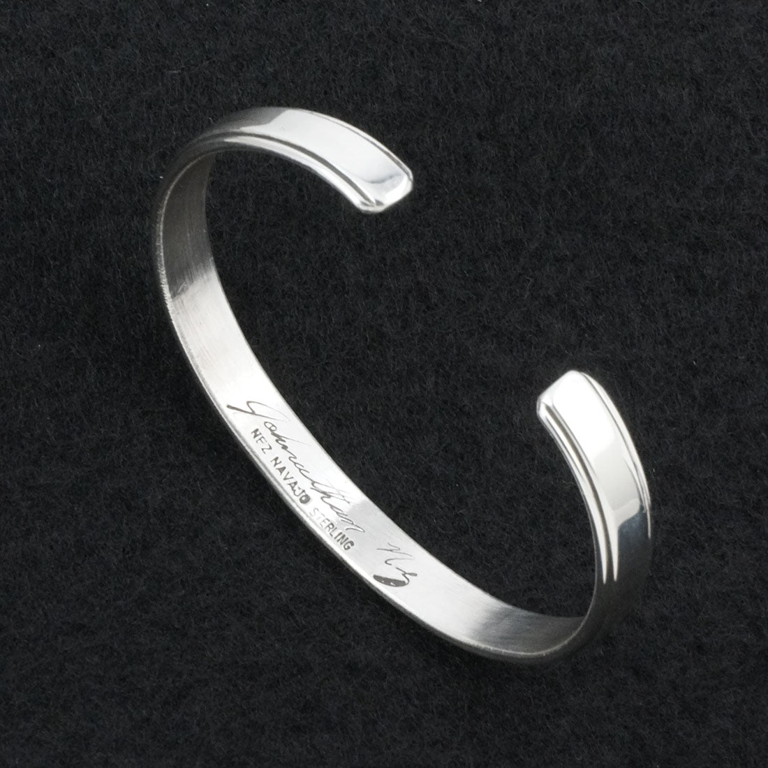Jonathan Nez Sterling Silver Bracelet