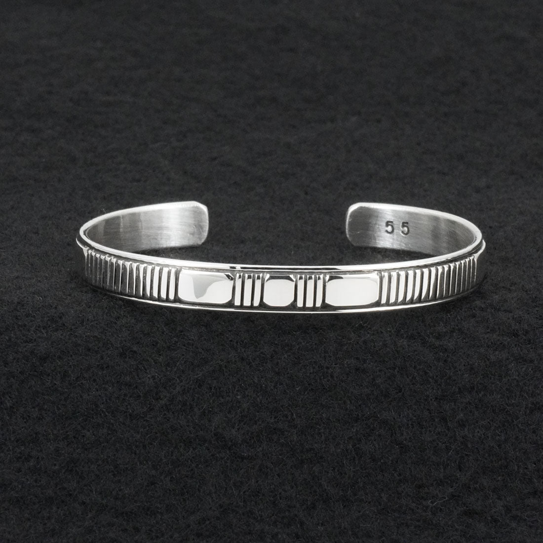 Jonathan Nez Sterling Silver Bracelet
