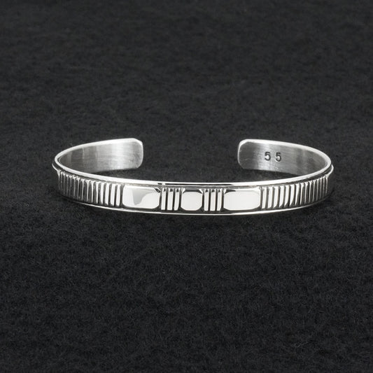 Jonathan Nez Sterling Silver Bracelet