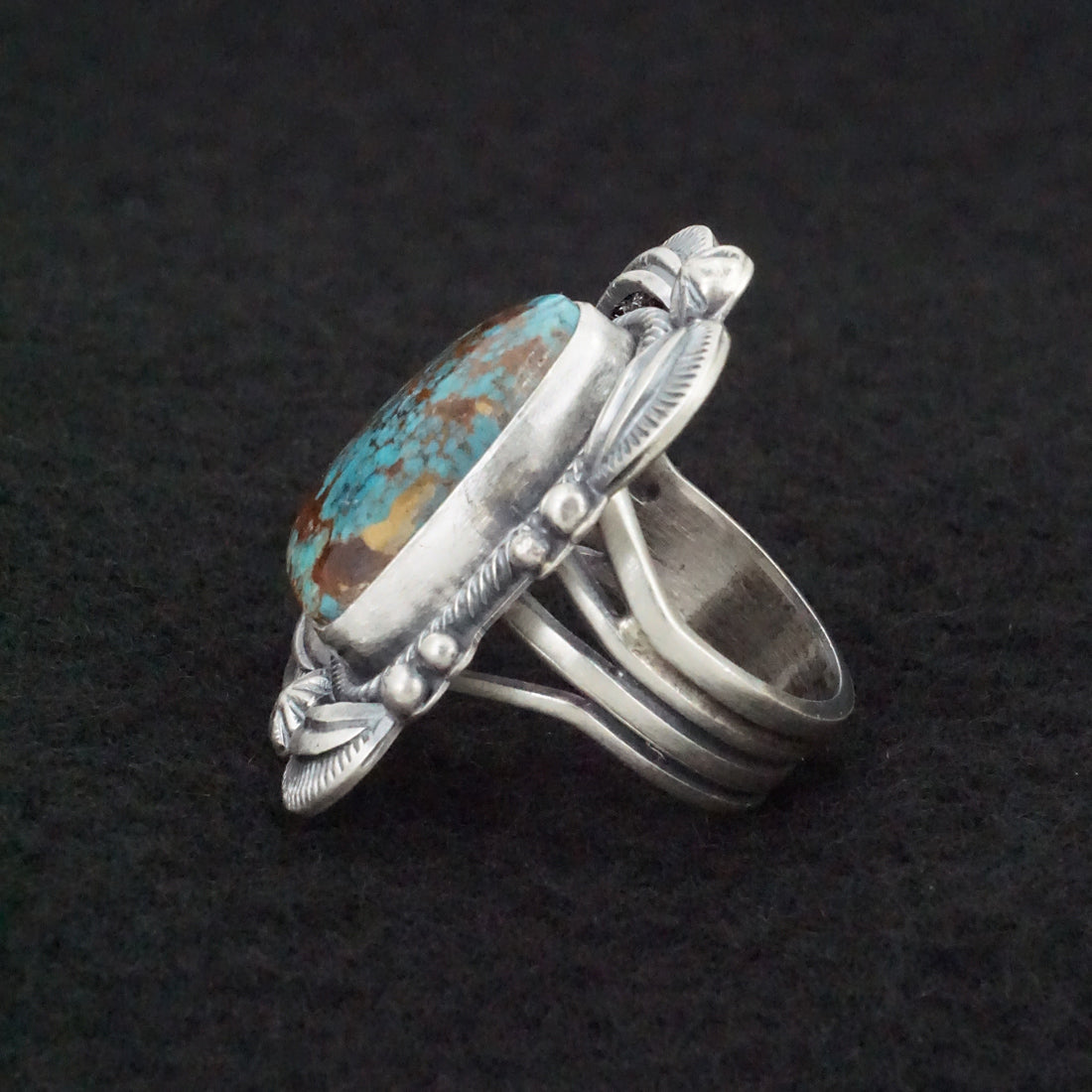 Randy Boyd Turquoise & Sterling Silver Ring Size 6.5