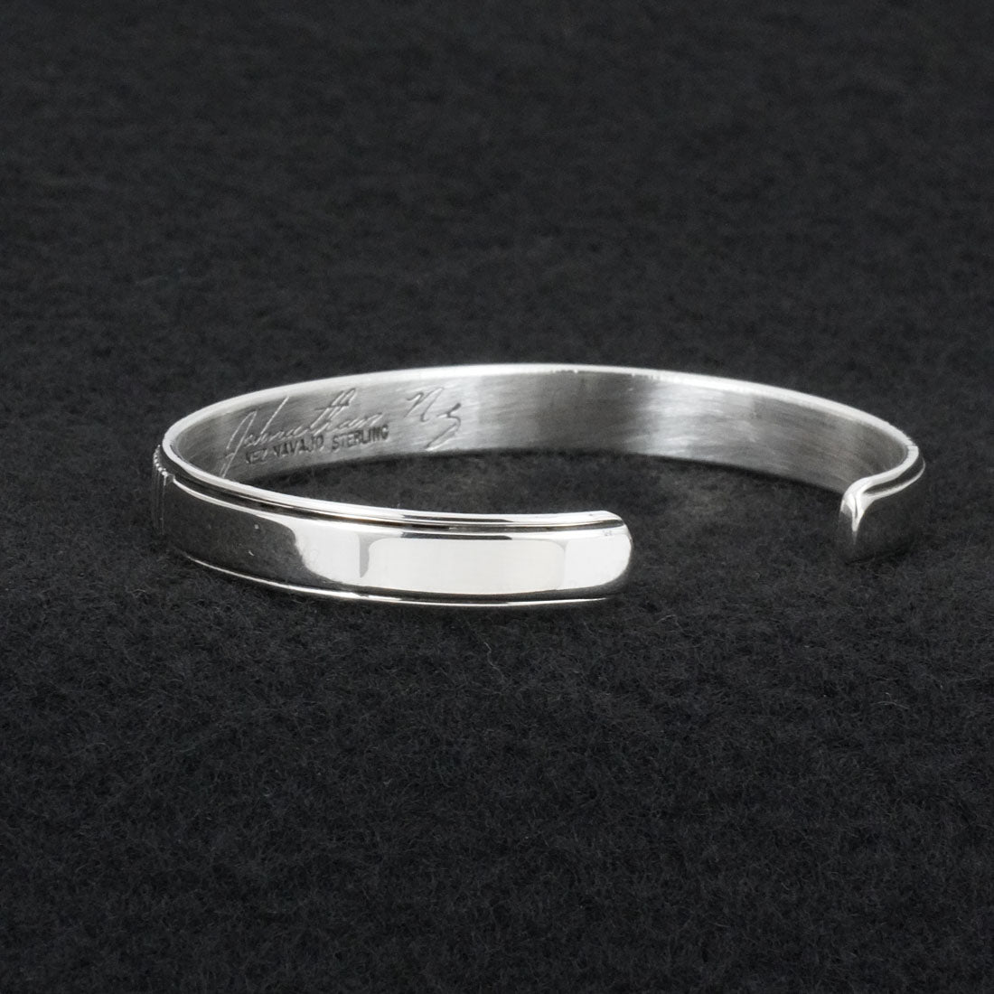 Jonathan Nez Sterling Silver Bracelet