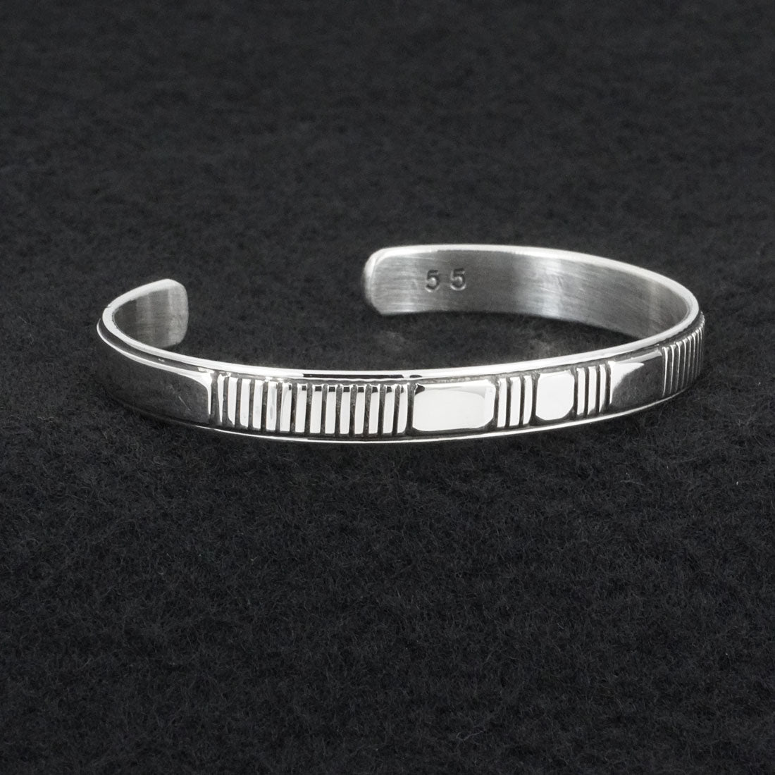 Jonathan Nez Sterling Silver Bracelet