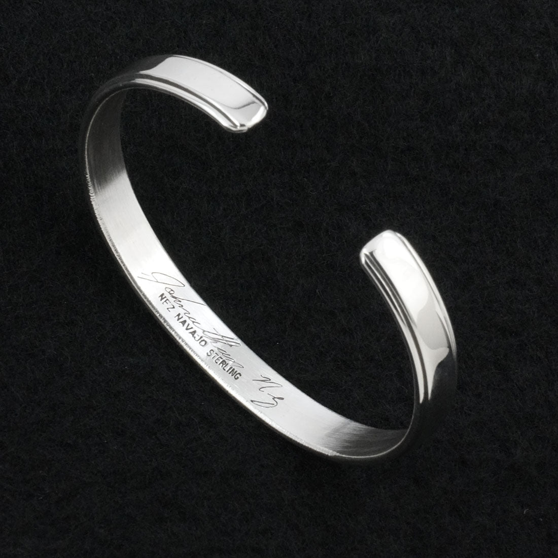Jonathan Nez Sterling Silver Bracelet
