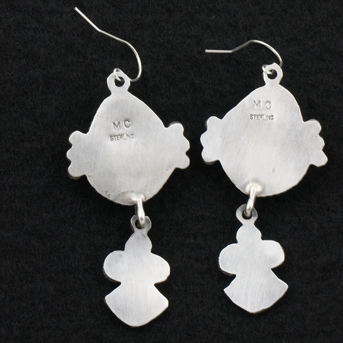 Michael Calladitto Turquoise & Sterling Silver Earrings