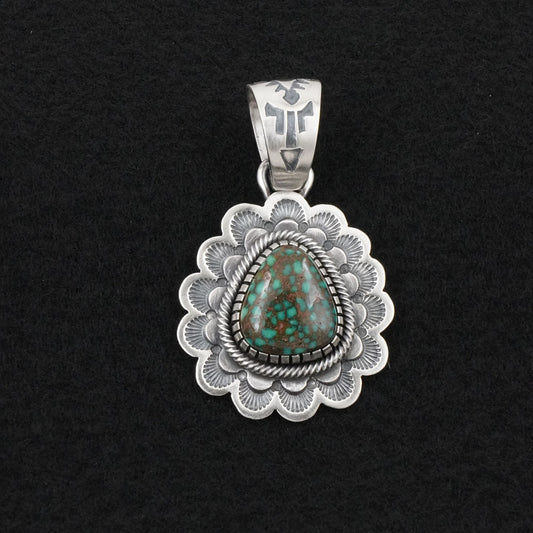 Mark Yazzie Turquoise & Sterling Silver Pendant