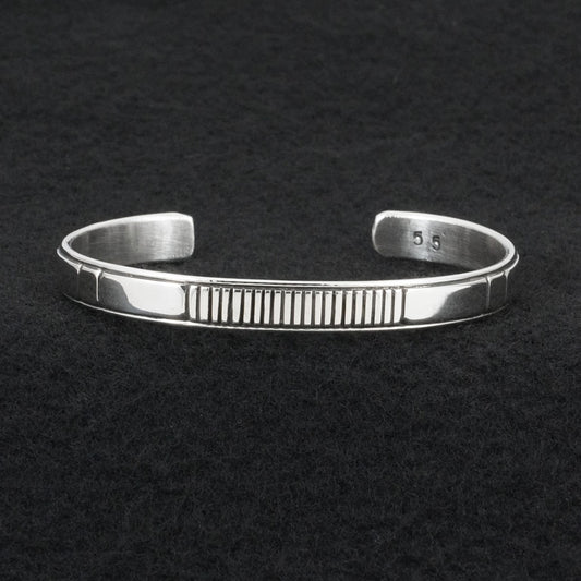 Jonathan Nez Sterling Silver Bracelet