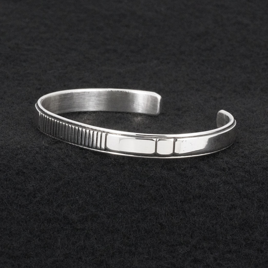 Jonathan Nez Sterling Silver Bracelet