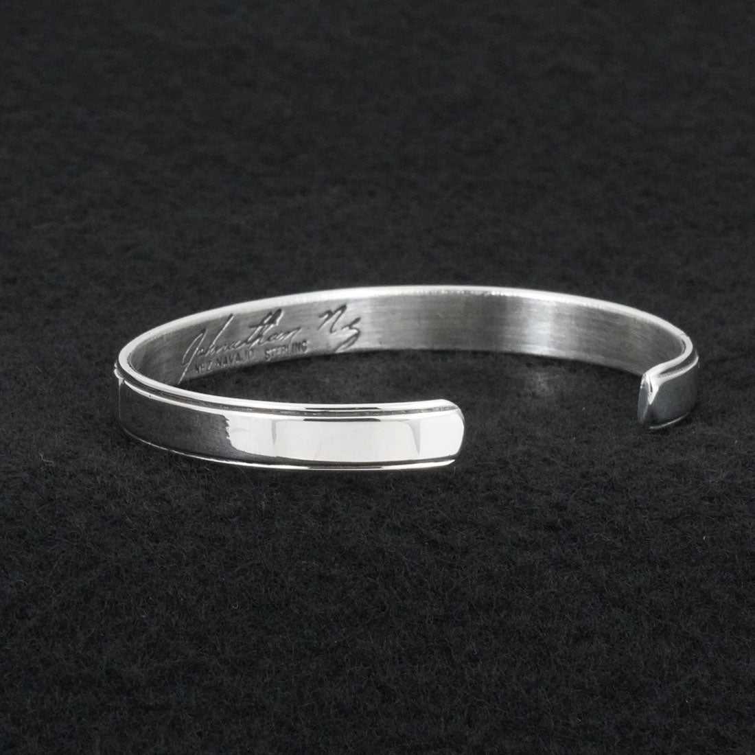 Jonathan Nez Sterling Silver Bracelet