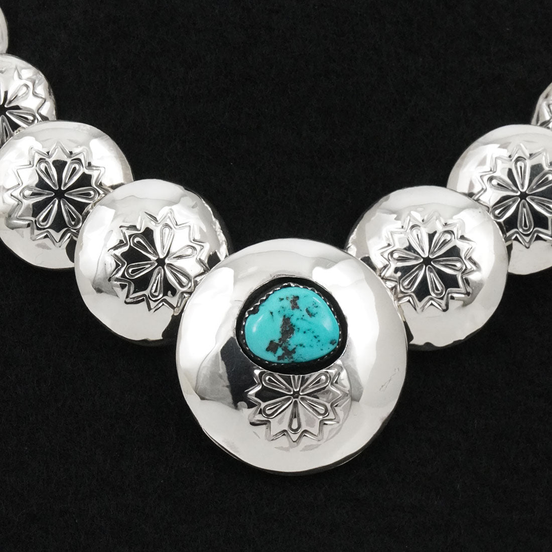 Tim Thompson Turquoise & Sterling Silver Necklace & Earrings Set