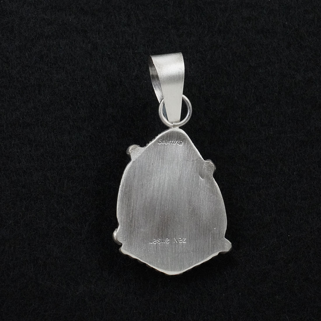 Leslie Nez Turquoise & Sterling Silver Pendant