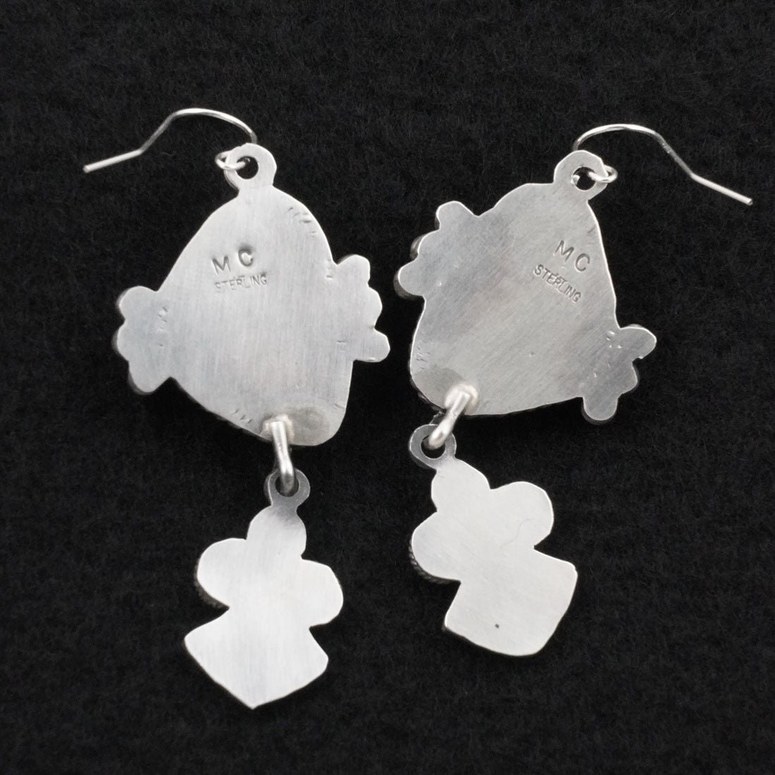 Michael Calladitto Turquoise & Sterling Silver Earrings
