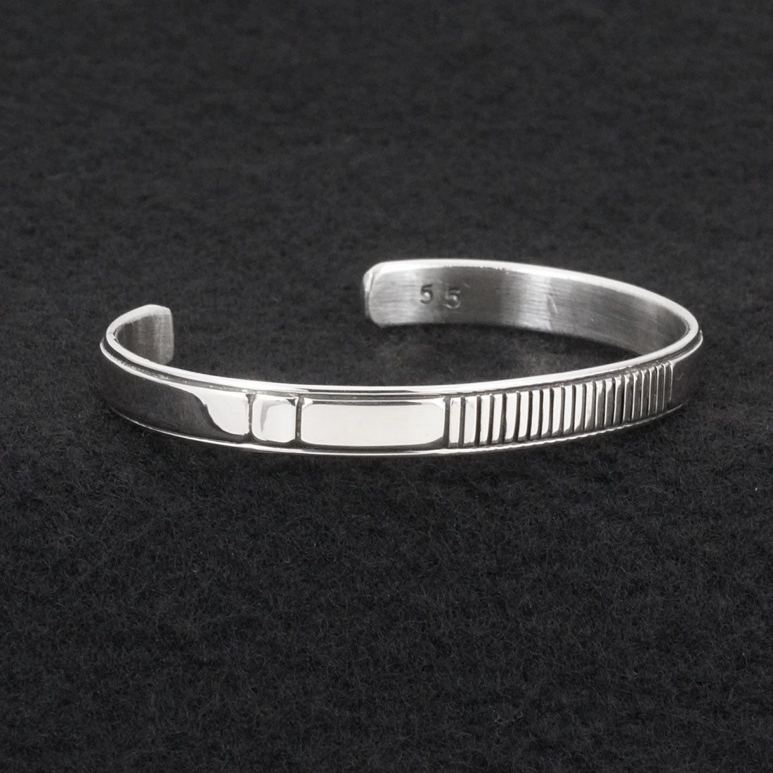 Jonathan Nez Sterling Silver Bracelet
