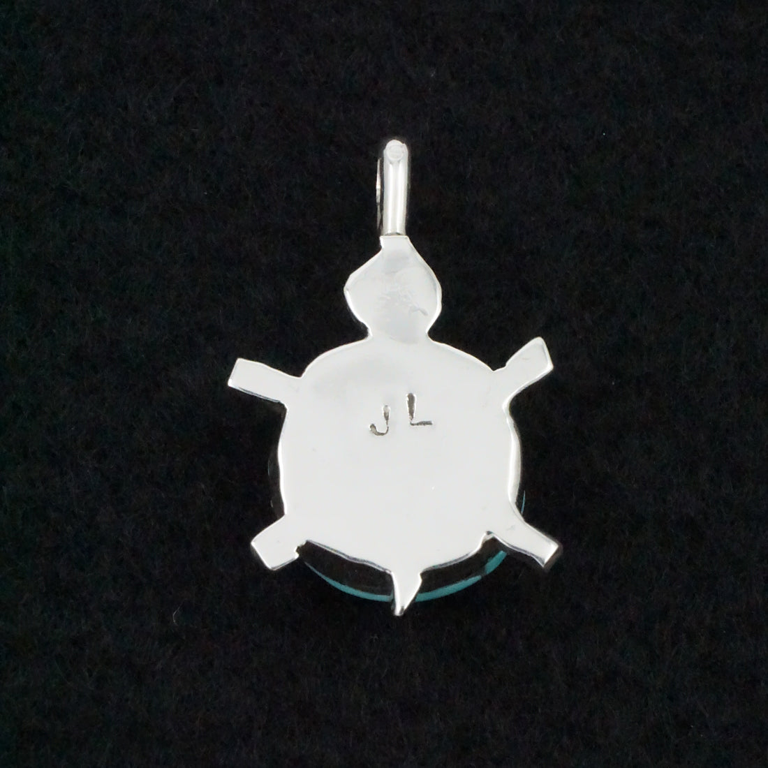 Johnson Laweka Turquoise & Sterling Silver Pendant