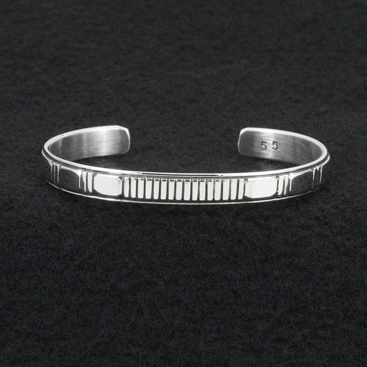 Jonathan Nez Sterling Silver Bracelet