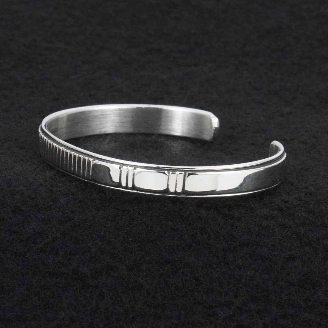 Jonathan Nez Sterling Silver Bracelet