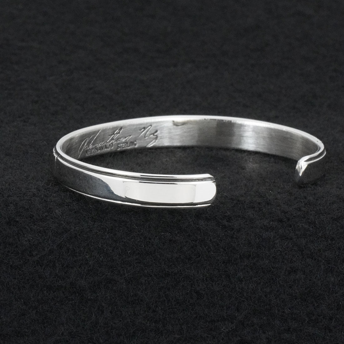 Jonathan Nez Sterling Silver Bracelet