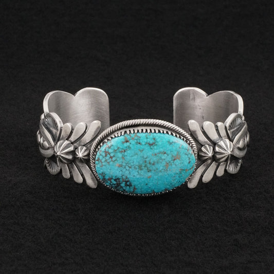 Mark Yazzie Turquoise & Sterling Silver Bracelet