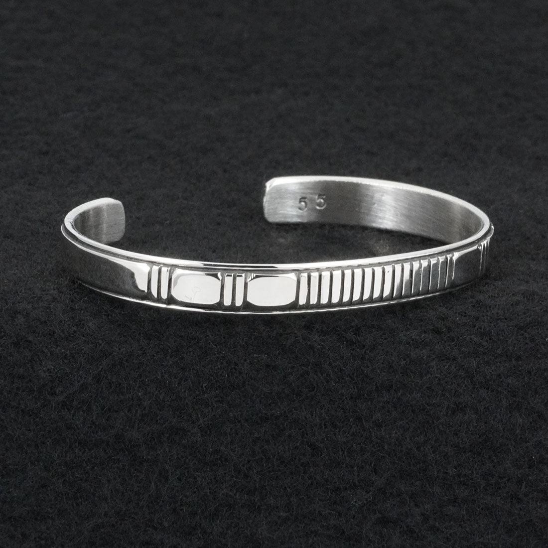Jonathan Nez Sterling Silver Bracelet