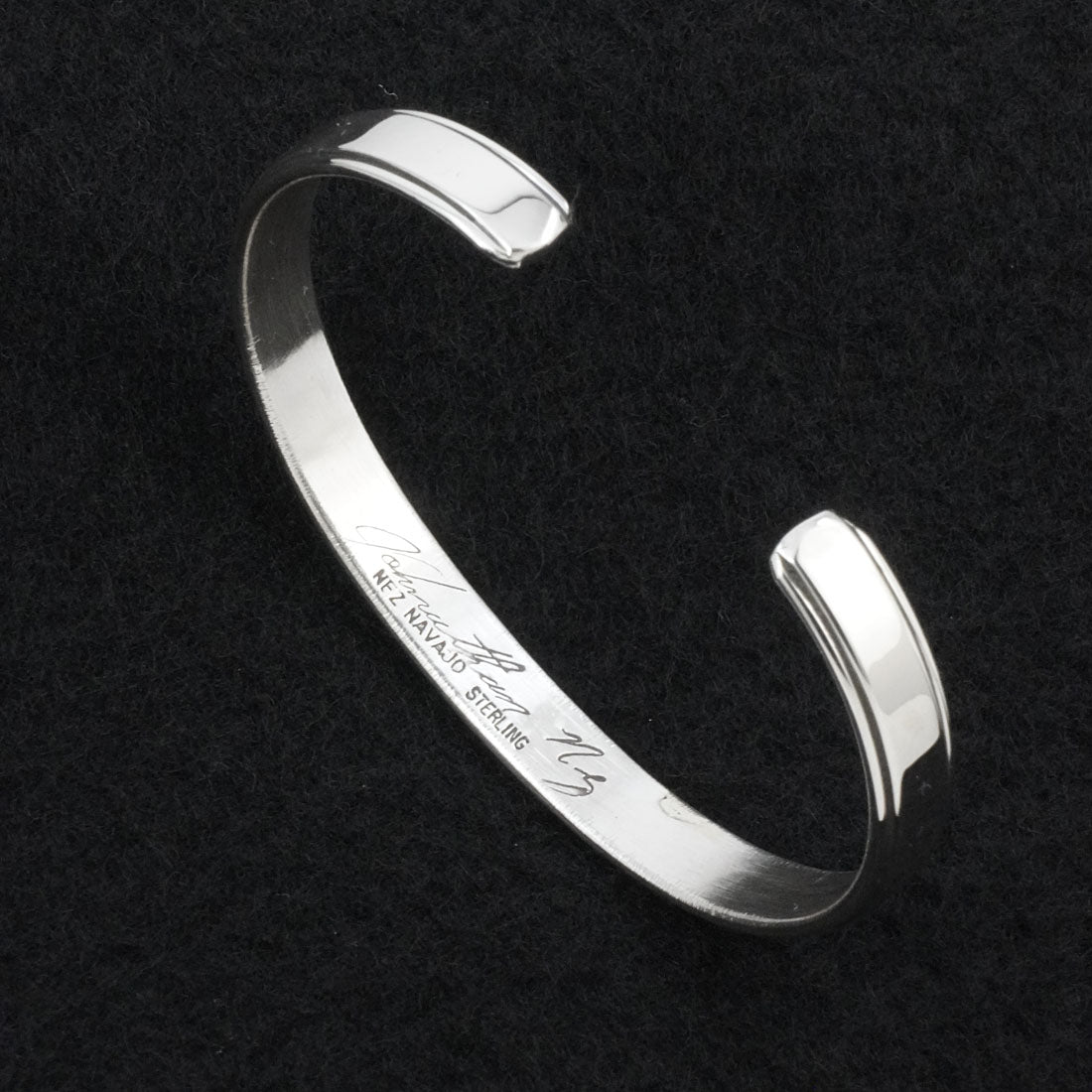Jonathan Nez Sterling Silver Bracelet