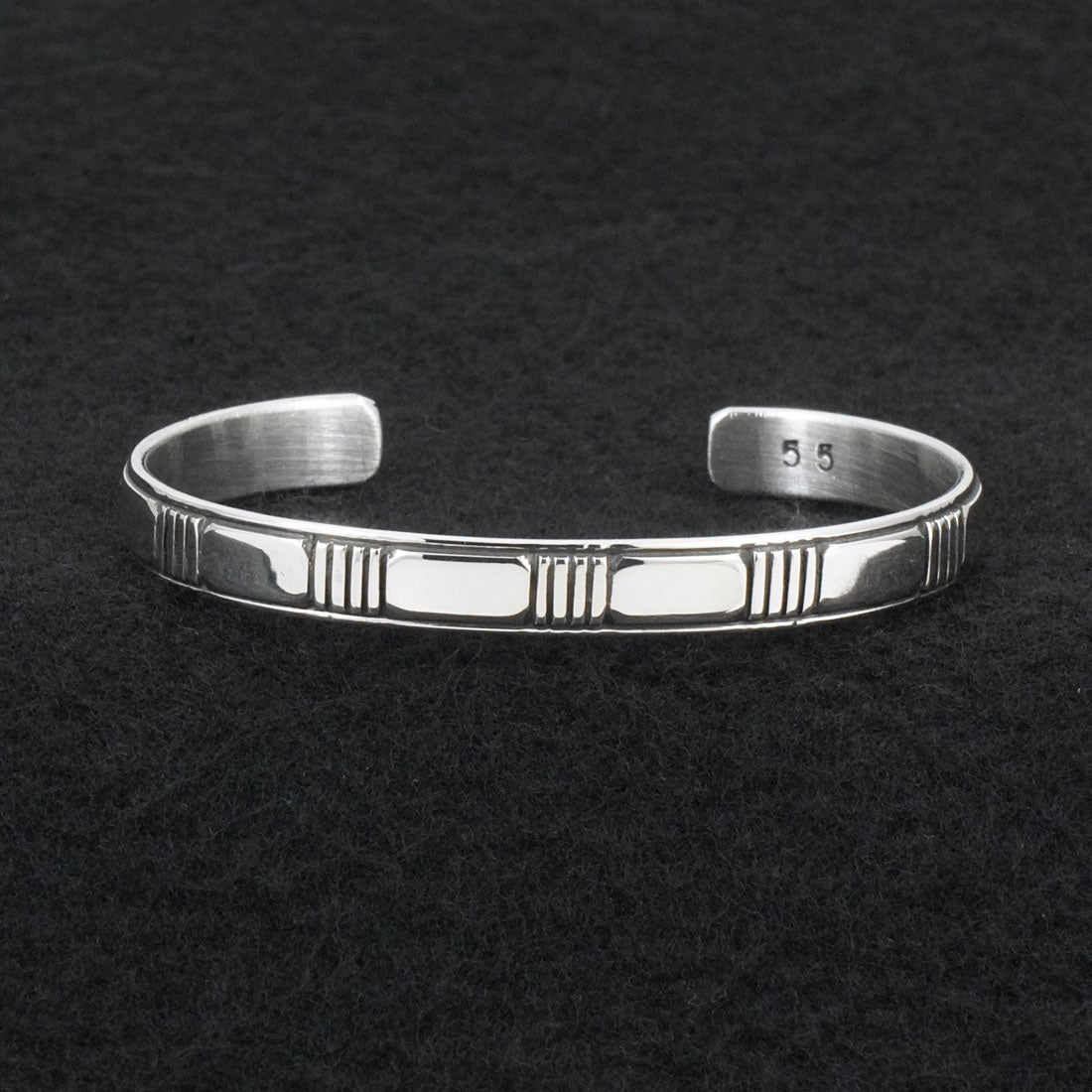 Jonathan Nez Sterling Silver Bracelet