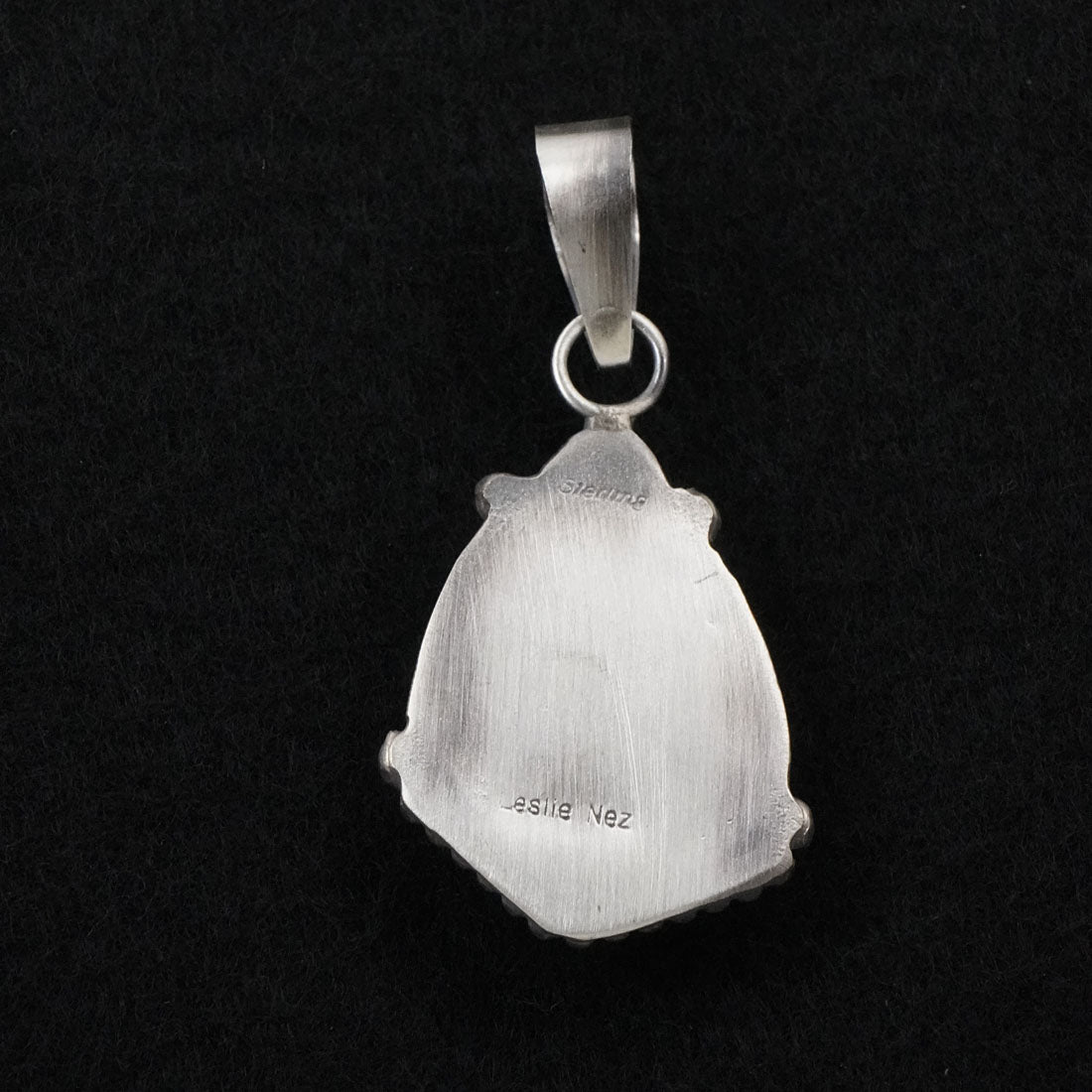 Leslie Nez Turquoise & Sterling Silver Pendant