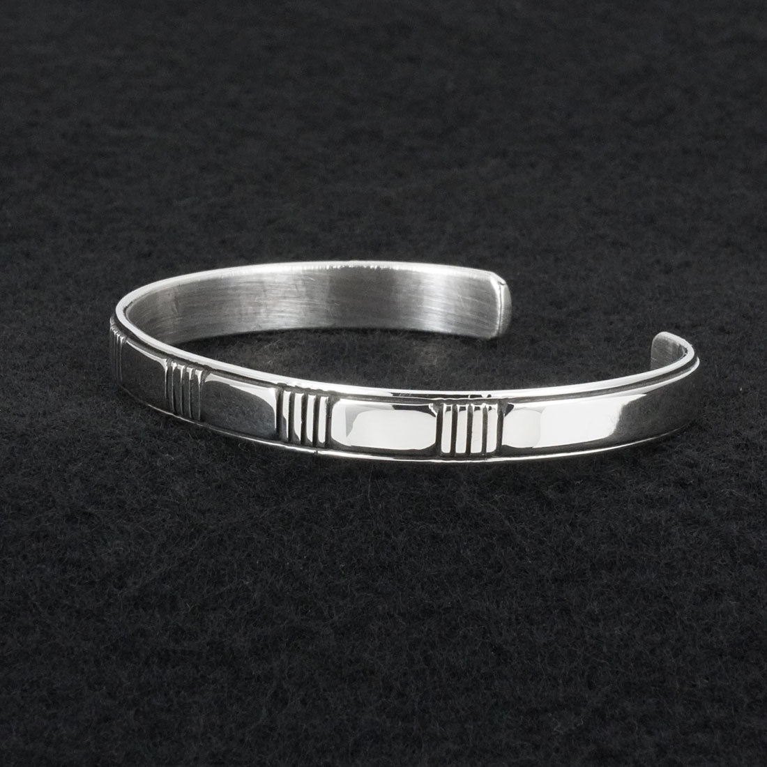 Jonathan Nez Sterling Silver Bracelet