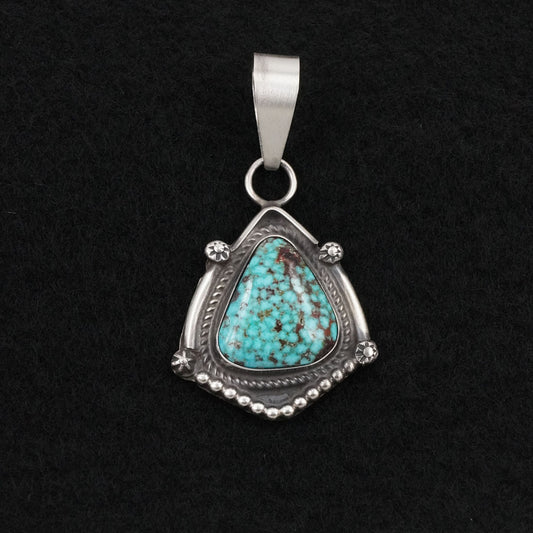 Leslie Nez Turquoise & Sterling Silver Pendant