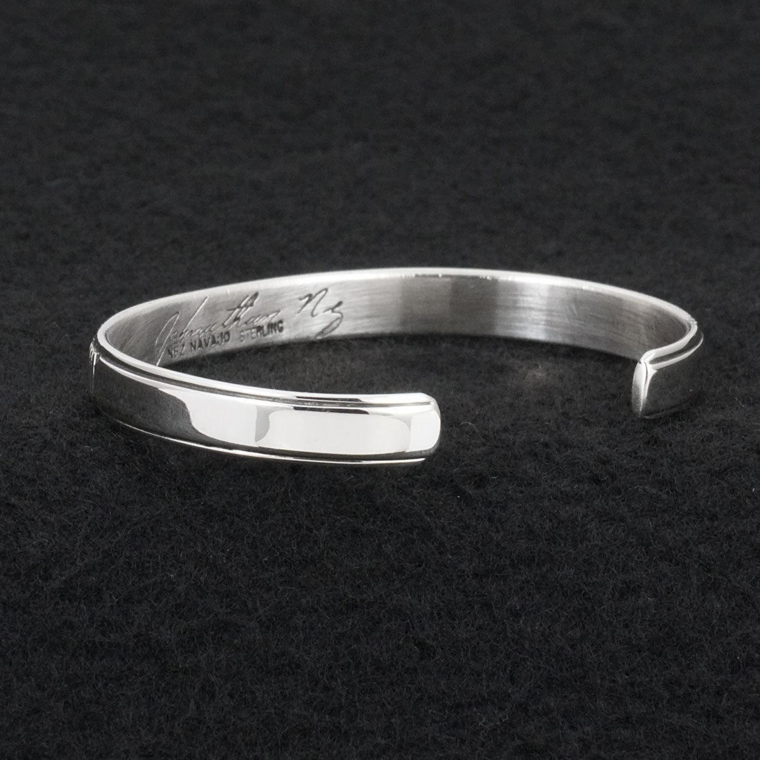 Jonathan Nez Sterling Silver Bracelet