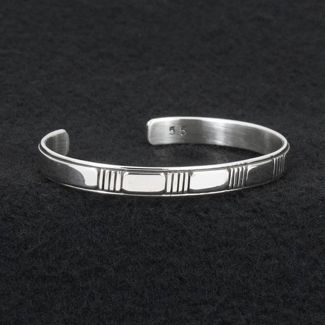Jonathan Nez Sterling Silver Bracelet