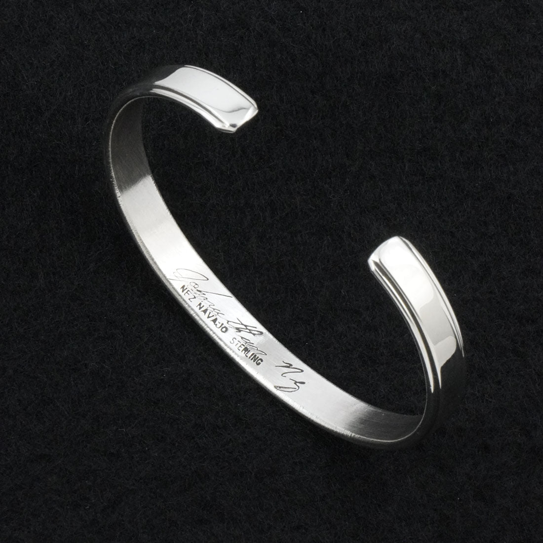 Jonathan Nez Sterling Silver Bracelet