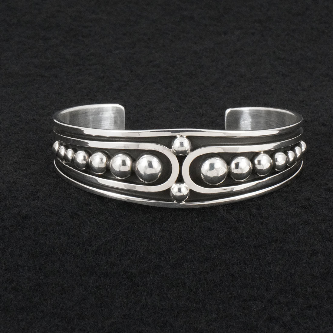 Jonathan Nez Sterling Silver Bracelet