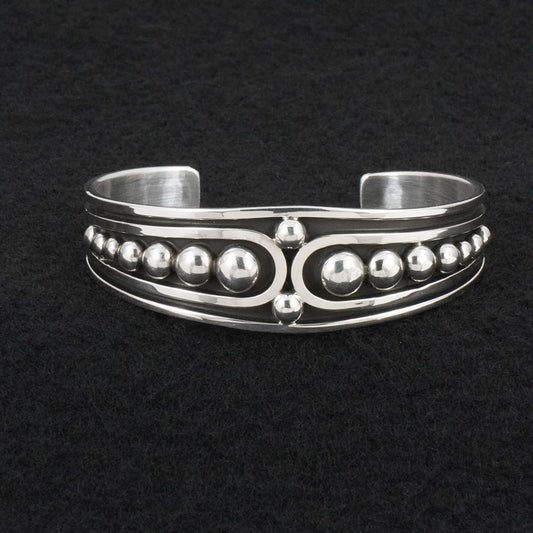 Jonathan Nez Sterling Silver Bracelet
