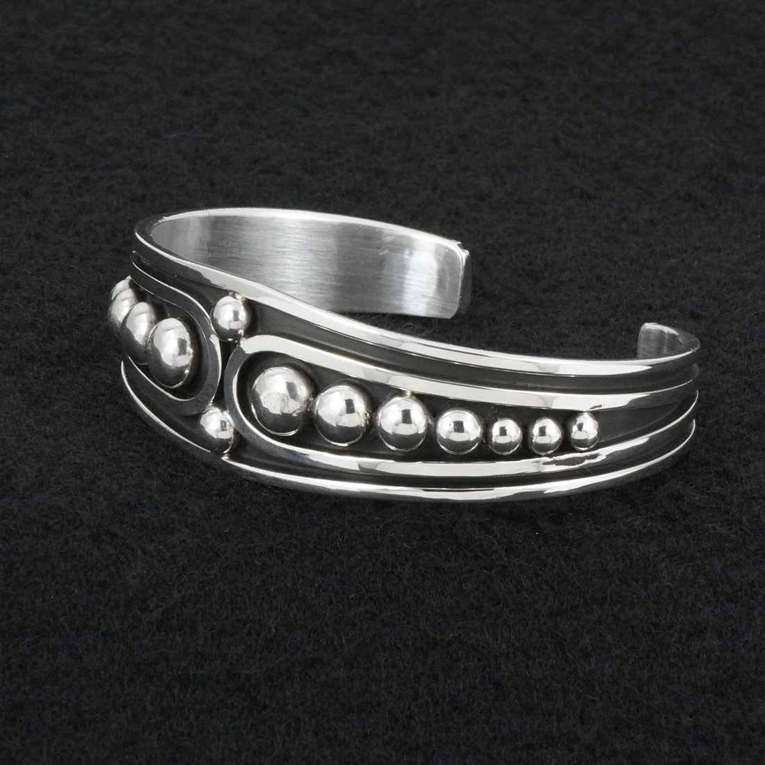 Jonathan Nez Sterling Silver Bracelet