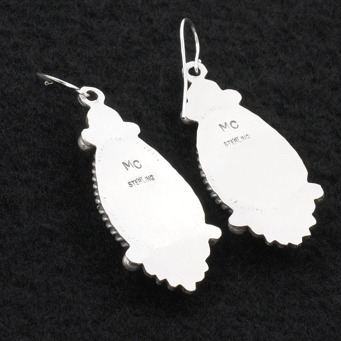 Michael Calladitto Turquoise & Sterling Silver Earrings