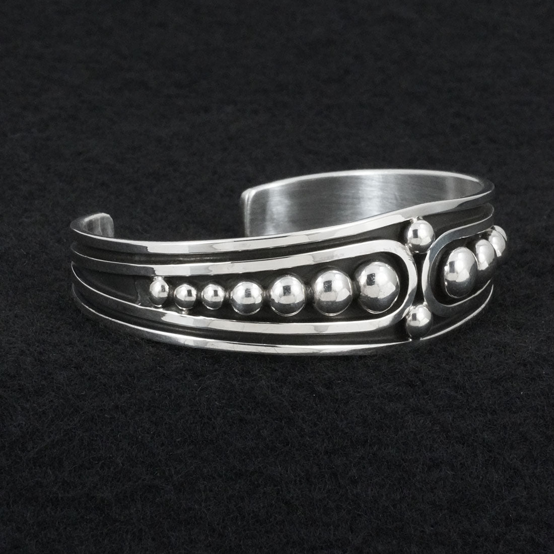 Jonathan Nez Sterling Silver Bracelet