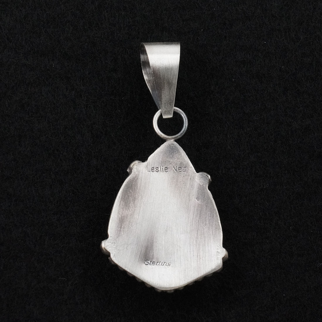 Leslie Nez Turquoise & Sterling Silver Pendant