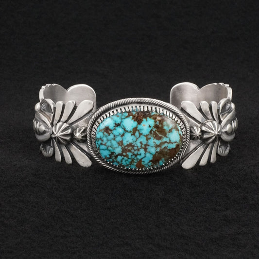 Mark Yazzie Turquoise & Sterling Silver Bracelet