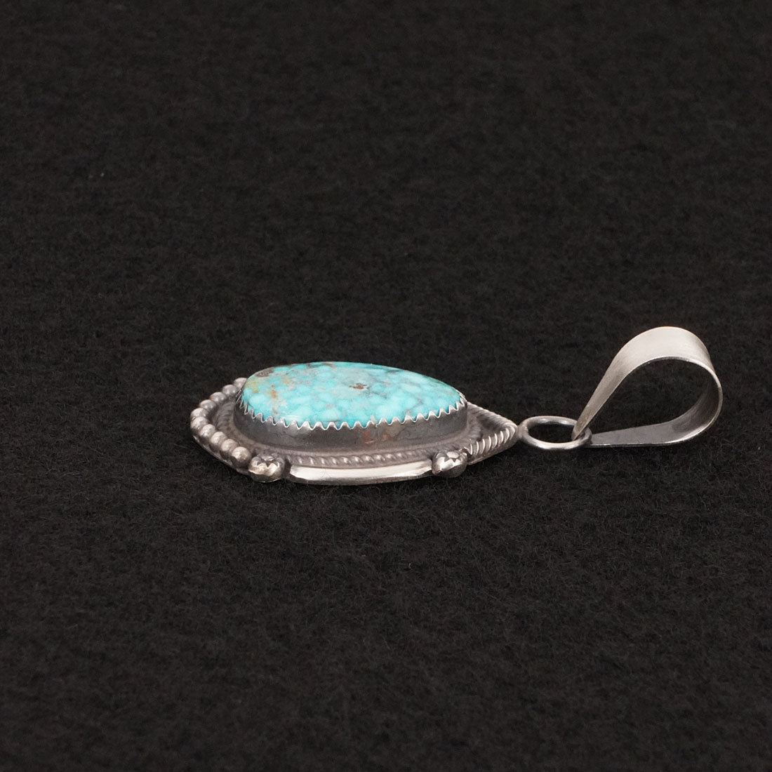 Leslie Nez Turquoise & Sterling Silver Pendant