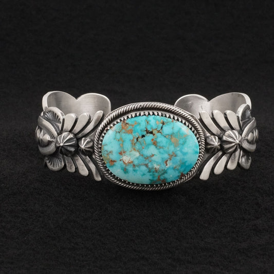 Mark Yazzie Turquoise & Sterling Silver Bracelet
