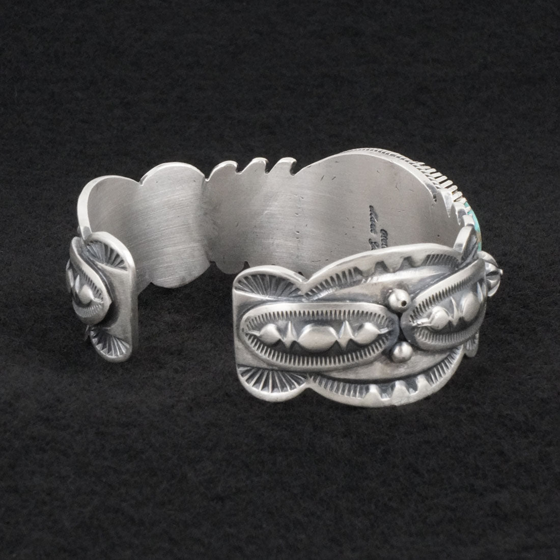 Mark Yazzie Turquoise & Sterling Silver Bracelet