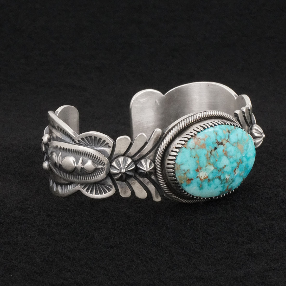 Mark Yazzie Turquoise & Sterling Silver Bracelet