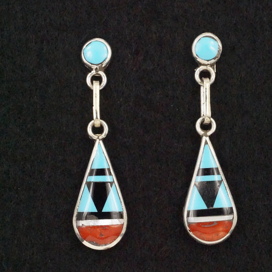 Delberta Boone Multi-Stone & Sterling Silver Earrings