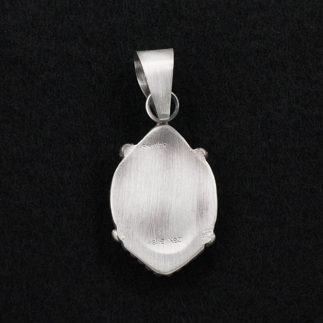 Leslie Nez Turquoise & Sterling Silver Pendant